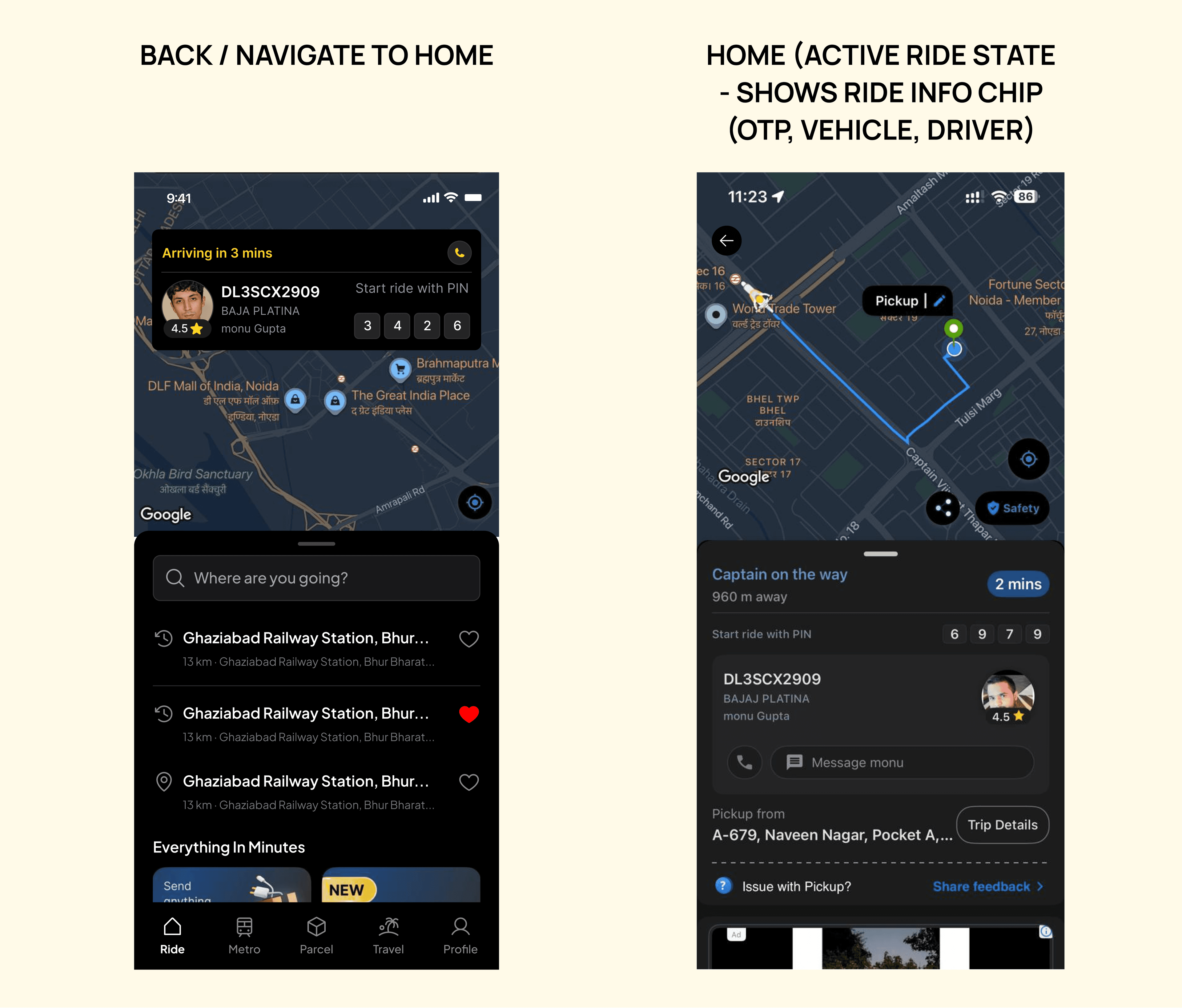 Solution: updated app experience and flows